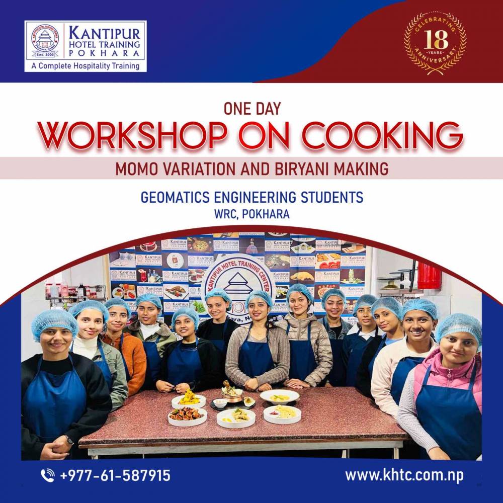 Workshop on cooking, Geomatics Engineering Students, WRC